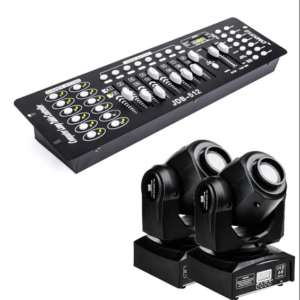 kit de iluminação, Mesa controladora de Luz e canhões de luz (cota)