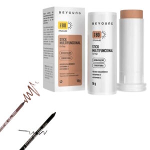 Lápis de olho a prova de água e protetor solar bastão beYong